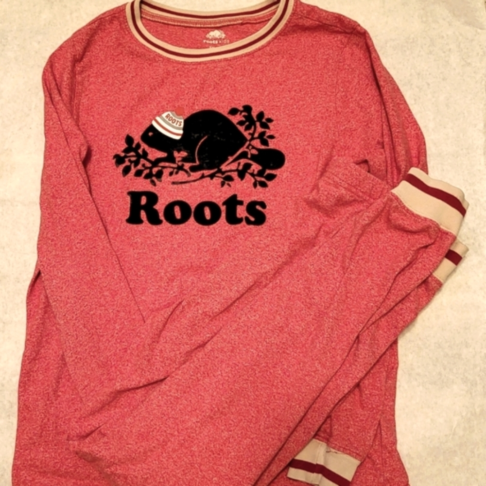 Roots kids two piece pajama set